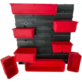 QBRICK SYSTEM Container Set Nr. 6 Werkstattwand 39 x 35 cm mit 8 Behältern für Pro Organizer 100 / 200