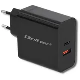 Qoltec 51716 Netzgerät/Wechselrichter Indoor 63 W Schwarz - Schwarz