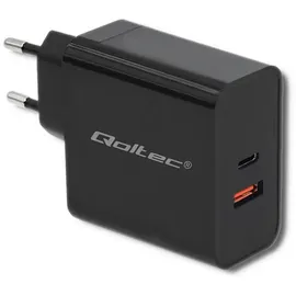 Qoltec 51716 Netzgerät/Wechselrichter Indoor 63 W Schwarz - Schwarz