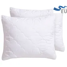 MY HOME Microfaserkissen Mondschein 40 x 80 cm Weiß