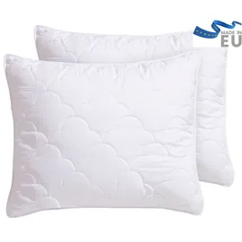 MY HOME Microfaserkissen Mondschein 40 x 80 cm Weiß