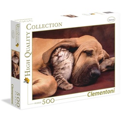 Clementoni® Puzzle Clementoni 35020 Cuddles 500 Teile Puzzle, Puzzleteile, Made in Europe bunt