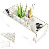 clipfritz | 16 variable Fächer | Schreibtisch | 31,7 x 13,7 cm | nachhaltige Forstwirtschaft
