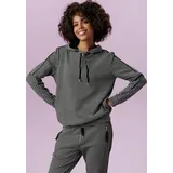 Aniston CASUAL Sweatshirt Hahnentrittmuster Schwarz/Weiß 36