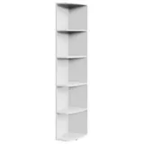 WIMEX Eckregal Multiraumkonzept 30 x 38 x 185 cm Weiß