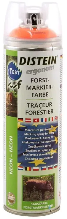 Distein Forstmarkierfarbe Ergonom, 500ml neonorange