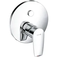 Kludi PURE&SOLID Unterputz-Wannenfüll- und Brause-Einhandmischer, Wandmontage, 25 l/min, Chrom,