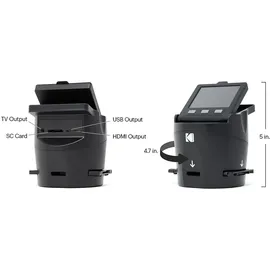 Kodak SCANZA Digital Film Scanner Filmscanner 14 Megapixel Durchlichteinheit, Integriertes Display,