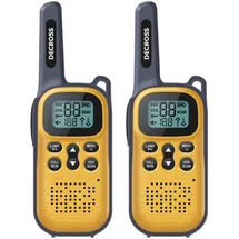 decross DC43 Gelb 2er-Set DC4311100002000 PMR-Handfunkgerät