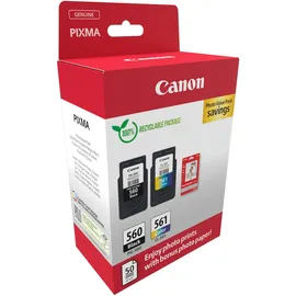 Canon PG-560 schwarz + CL-561 CMY 3713C008