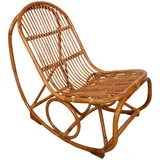 SIT Möbel Schaukelstuhl RATTAN Rattan 53 x 96 x 100 cm Beige