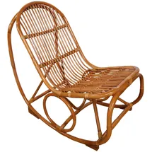 SIT Möbel Schaukelstuhl RATTAN Rattan 53 x 96 x 100 cm Beige