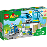 Lego Duplo Polizeistation mit Hubschrauber 10959