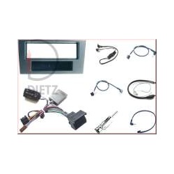 Dietz 1915 Radio Einbausatz DIN Auto Radio Blende schwarz - Ford Mondeo 2003-...