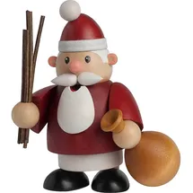 KWO Kunstgewerbe-Werkstätten Olbernhau GmbH Räuchermann Weihnachtsmann mini 10 cm mehrfarbig