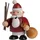 KWO Kunstgewerbe-Werkstätten Olbernhau GmbH Räuchermann Weihnachtsmann mini 10 cm mehrfarbig