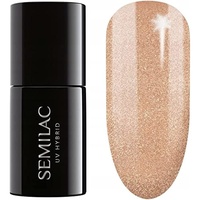 Semilac UV Nagellack Hybrid 307 Golden Icing 7ml Kollektion Festive Wonder Colors