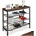 Tectake Schuhregal 80,5 x 72,5 x 30,5 cm braun / rostfarben