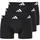 Active Flex Cotton Trunk Boxershorts Schwarz Weiß L 3er Pack