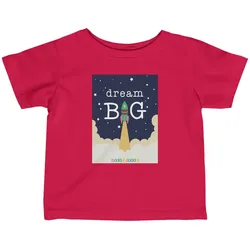 Feinjersey-T-Shirt "Big Dreams" von baddeldaddel - 98