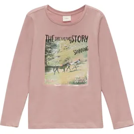 S.Oliver - Langarmshirt mit Fotoprint, Kinder, Rosa, 116/122