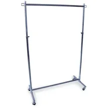 GERSO Kleiderwagen 100x50x189 silber