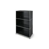 Floordirekt Metallregal 75 x 40 x 120 cm Schwarz