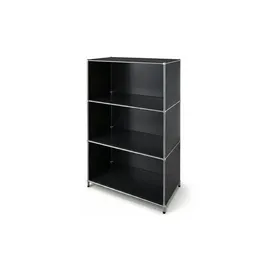Floordirekt Metallregal 75 x 40 x 120 cm Schwarz