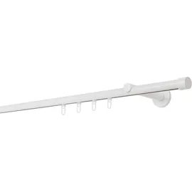 MYDECO Gardinenstange MYDECO "Kappe function Ø 20mm", weiß, L:200cm, Gardinenstangen
