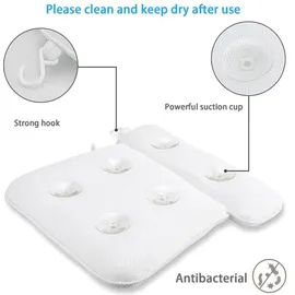 Intirilife Wannenkissen in WEISS – Gr.: onesize