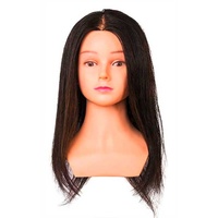 Mex pro Hair Übungskopf Lily Dunkelbraun 45 cm