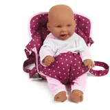 Bayer Chic 2000 Puppen-Tragegurt Dots Brombeere