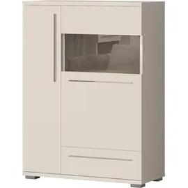 OTTO home Piano Vitrine 90 x 123 x 40,2 cm Beige hochglanz