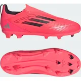 Adidas F50 League Laceless Kids FG/MG Turbo / Aurora Black / Platinum Metallic 33