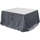 Hesperide Hambo Schutzhülle für Tisch quadratisch S 105 x 105 x 80 cm Grau