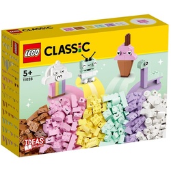LEGO® Spielbausteine Classic 11028 – Pastell Kreativ-Bauset, (333 St), Bausteine-Box, mit Eiscreme, Dinosaurier, Katze, ab 5 Jahren bunt
