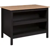 Interlink Kücheninsel Helina 124 x 75 x 82 cm Schwarz