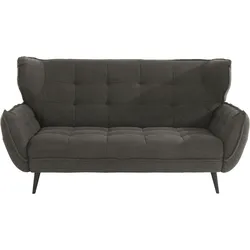 2-Sitzer LEONIQUE "Ariana", grün (hunter), B:191cm, 100% Polyester, Sofas