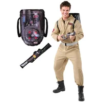 Funidelia Ghostbusters Kostüm für Herren, Offizielle Lizenz, Größe XL - XXL Film und Serien, Gespenst - Verkleidung für Erwachsene für Partys, Karneval und Halloween