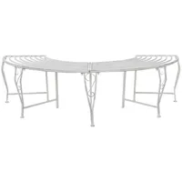 vidaXL Baumbank 160 x 80 x 44 cm Antik Weiß
