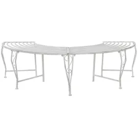 vidaXL Baumbank 160 x 80 x 44 cm Antik Weiß