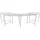 vidaXL Baumbank 160 x 80 x 44 cm Antik Weiß