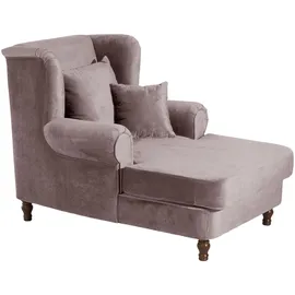 58 aufm Kessel Sessel Karley Samtvelours 58 x 0 x 0 cm Rosa mit Kissen