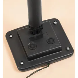 esotec Solar Lichtschlauch, 10m, 100 LEDs, warmweiß, Zuleitung 2m, Akku, Solarmodul, Erdspieß, Wintergarten, Außenlichterkette, Hochzeitsdeko, Weihnachtsbeleuchtung, außen, wetterfest, 102174