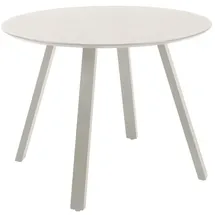 BEST Freizeitmöbel Halo Gartentisch Ø 100 x 75 cm Beige