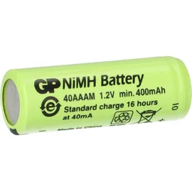 GP 4x GP Akku 2/3 AAA 1,2V / 400mAh GP40AAAM Micro NiMH Akku Höhe 29,7mm