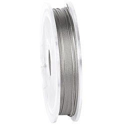 Schmuckdraht, silber, 0,38 mm, 10 m
