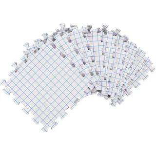 Milward Blockiermatten zum Stricken, Häkeln, Schnüren, Handarbeiten – 9 Stück 32 cm ineinandergreifende Bretter mit 2,5 cm quadratischem Gitter