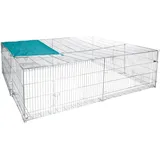 Kerbl Freilaufgehege 230 x 76 x 70 cm braun