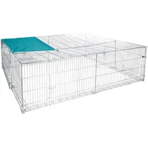 Kerbl Freilaufgehege 230 x 76 x 70 cm braun